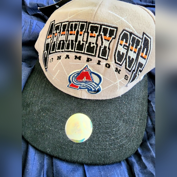 Super Rare 1996 Avalanche Stanley Cup Starter Champions Hat W Tags